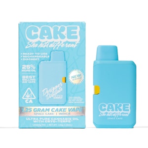 Cake - Cake - AIO - Space Cake Distillate Vape Cartridge - 1.25G