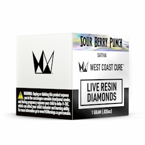 WEST COAST CURE - West Coast Cure - Sour Berry Punch Live Resin Diamonds Concentrate - 1G