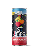 St. Ides - High Punch - Fruit Punch Cannabis Infused Drink - (100mg/12oz)