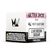 West Coast Cure - Ultra Jack Live Resin Sugar Concentrate - 1G