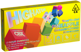 Cannabiotix - Highatus - Sour Pineapple Gummies - (10mg/100mg)