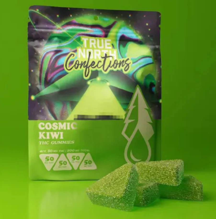 True North -  True North-Gummies-Cosmic Kiwi-Hybrid-200mg THC Main Image