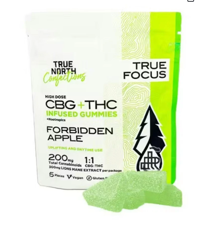 True North - True North-Gummies-2:1:1 CBC: CBG: THC-Forbidden Apple-Hybrid-200mg THC Main Image
