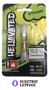 Hellavated - Hellavated Strainz Gelato Cartridge 1g