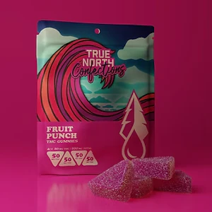 TRUE NORTH COLLECTIVE - FRUIT PUNCH 4X50MG VEGAN GUMMIES ADULT-USE
