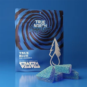 TRUE NORTH COLLECTIVE - TRUE BLUE 4X50MG VEGAN GUMMIES ADULT-USE