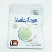 Quality Drugs Super Sour Apple Single Gummy 100mg