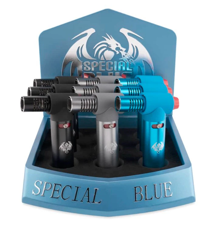 SPECIAL BLUE - Mini Butane Gas Torch - Assorted Colors - CTN Main Image