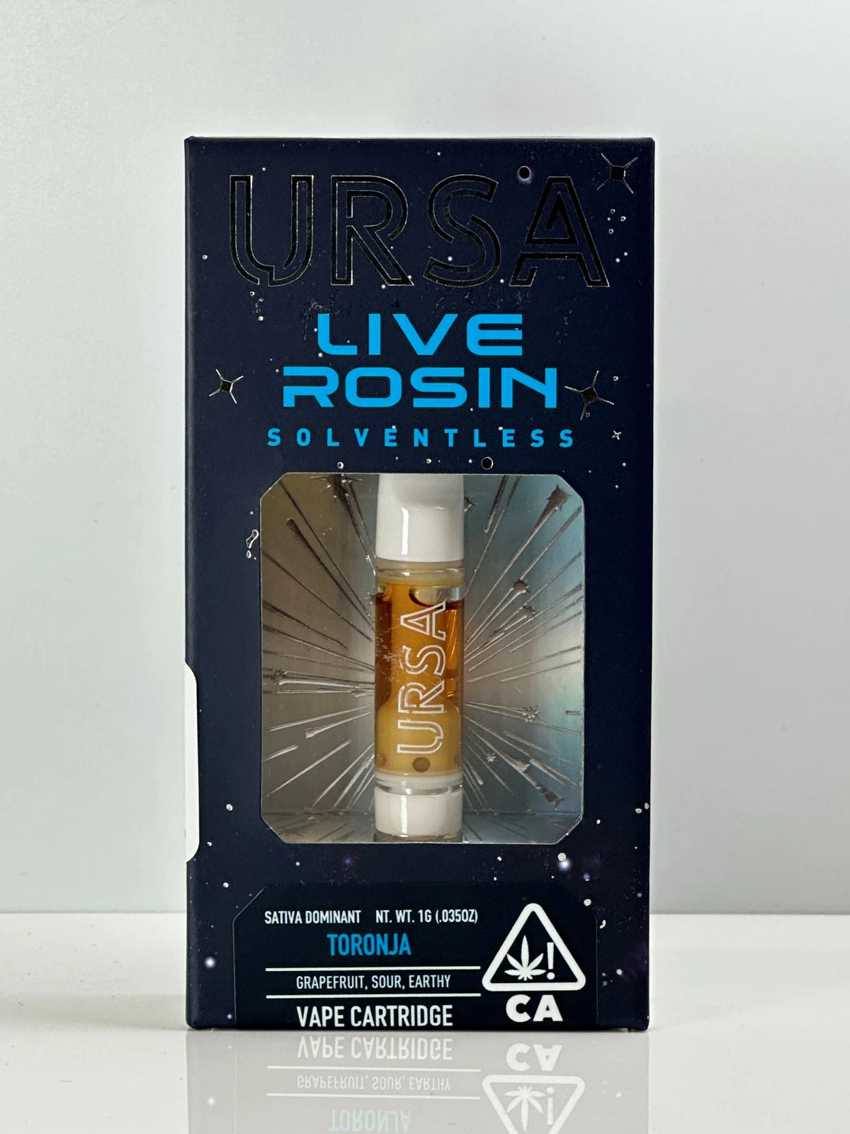 URSA Extracts - URSA 1g Toronja Live Rosin Cartridge Main Image