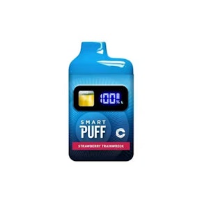 Cannalicious - SmartPuff Strawberry Trainwreck 1G Vape