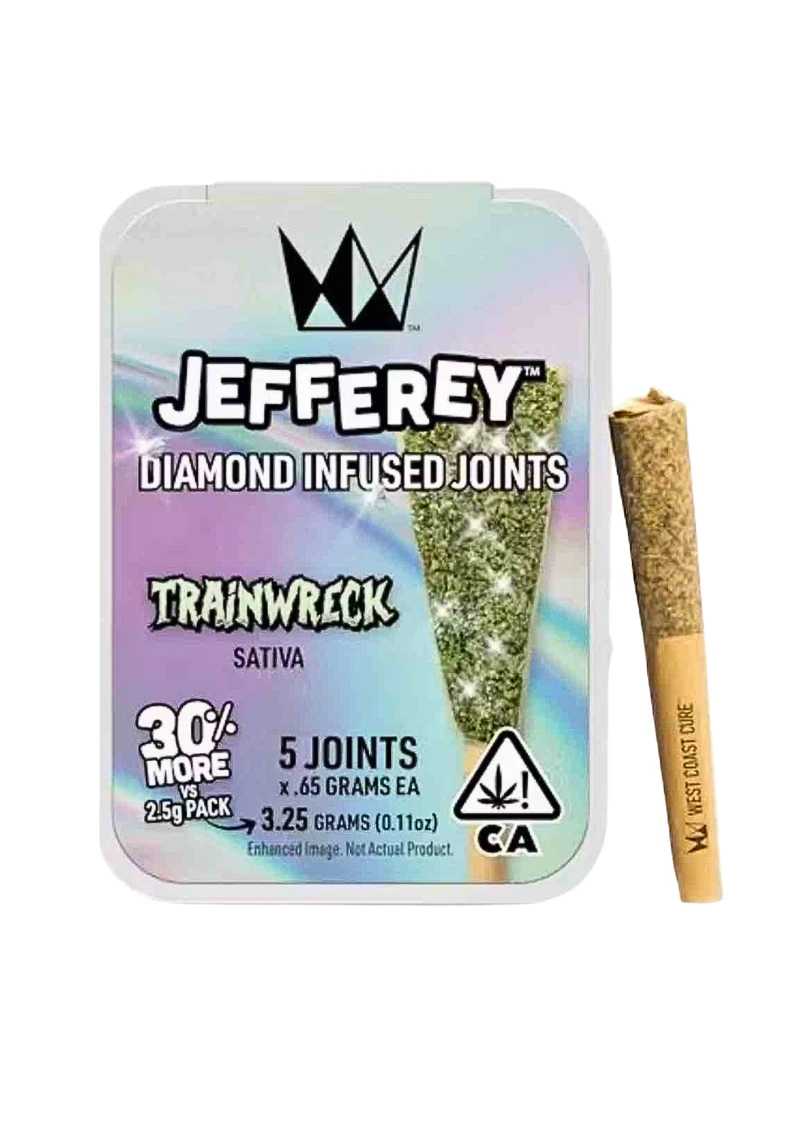 West Coast Cure - West Coast Cure - Trainwreck Jefferey Infused Preroll 5pk 3.25g Main Image