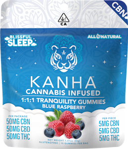KANHA - KANHA | TRANQUILITY 1:1:1 THC/CBN/CBD - 10PK | EDIBLE