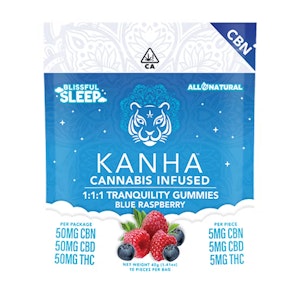 KANHA - KANHA | Tranquility SLEEP | 1:1:1 | 50mg CBN/50mg CBD/50mg THC