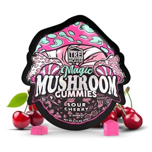 TRE HOUSE - TRE HOUSE | Sour Cherry | Magic Mushroom Gummies