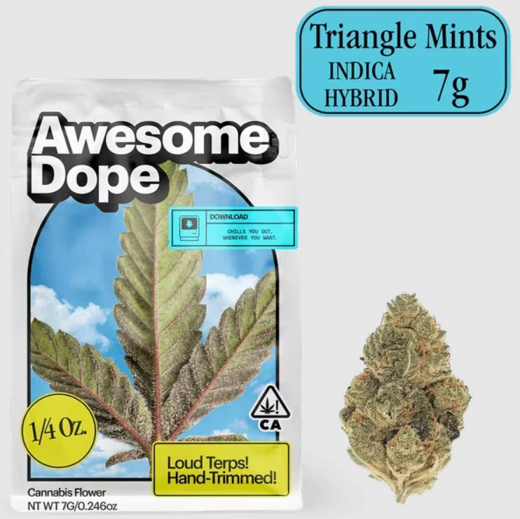 Awesome Dope - Awesome Dope - Triangle Mints - 7g Flower Main Image