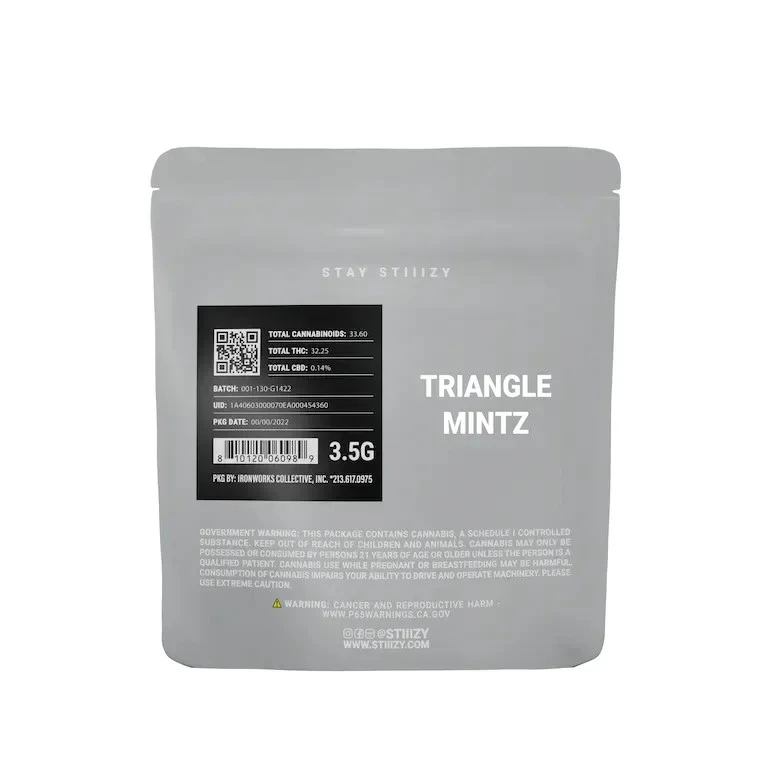 STIIIZY - Stiiizy Grey Label Triangle Mintz Flower 3.5g Main Image