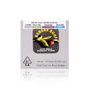 TRICHOME MINERS - Concentrate - Banana Boof - Live Rosin Badder - 1G