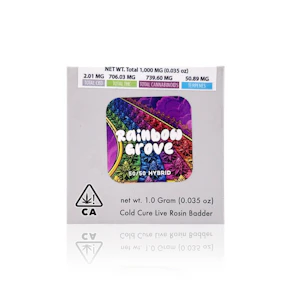 TRICHOME MINERS - Concentrate - Rainbow Grove - Live Rosin Badder - 1G