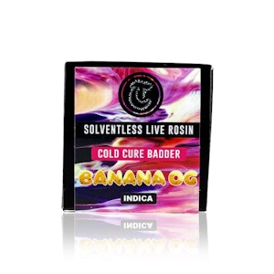 Trichz - TRICHZ - Concentrate - Banana OG - Cold Cure Badder - Live Rosin - 1G