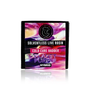 Trichz - TRICHZ - Concentrate - Planet Purple - Cold Cure Badder - Live Rosin - 1G