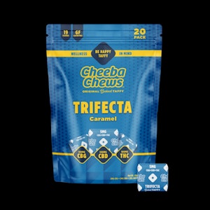 CHEEBA CHEWS - CHEEBA CHEWS | Trifecta | Caramel Taffy | 20Pk 100mg
