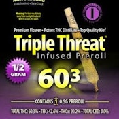 AAA Pharms | Triple Threat | Infused Pre Roll | 0.5g [I]