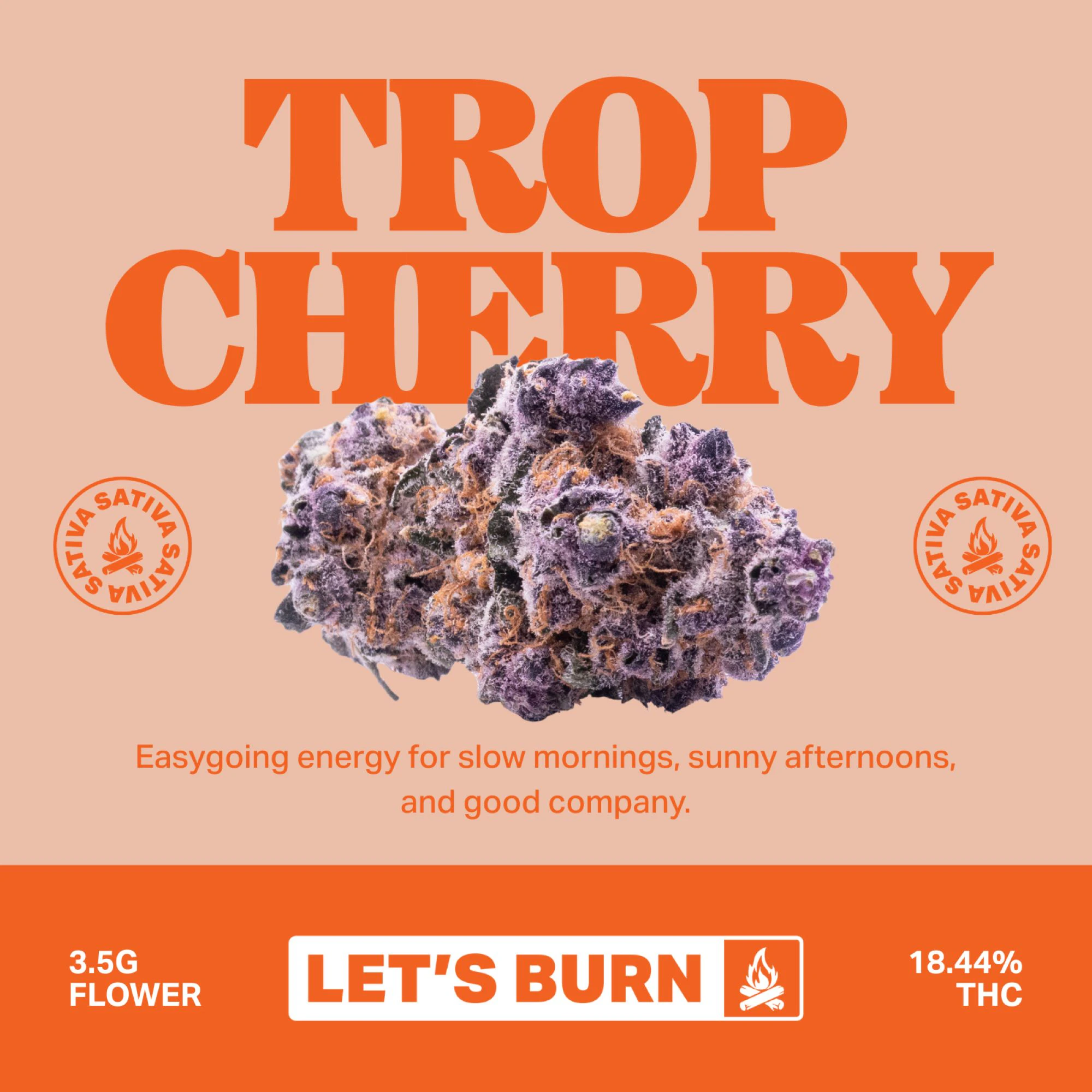 LET'S BURN - Trop Cherry 3.5g 0056 Main Image