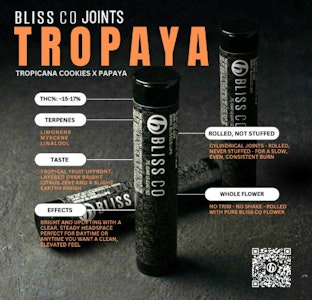 Bliss Co. - BLISSCO | Preroll | Tropaya | 1pk .7g