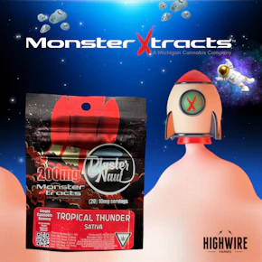 Monster BlasterNaut Gummies Tropical Thunder 200mg (Sativa)