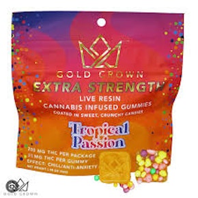 Gold Crown 200MG - Tropical Passion Nerds Edibles