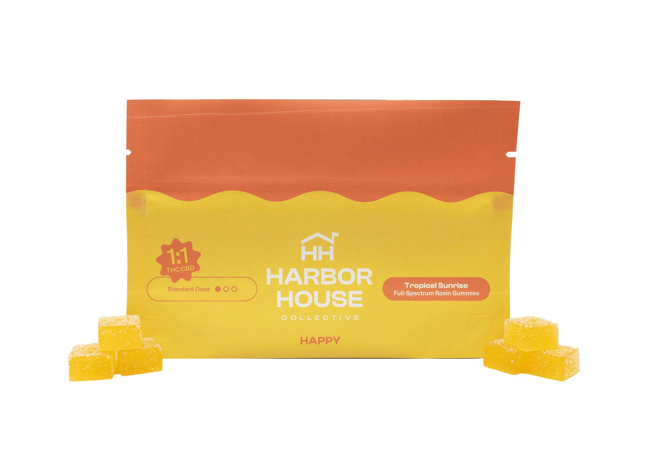 Harbor House Collective - Tropical Sunrise  | Rosin Gummies 20pk | 100mg Main Image