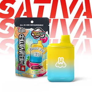 HELLAVATED - Tropicalez Punch, Distillate, Disposable, 1g