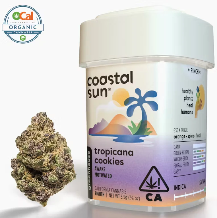 Coastal Sun - Coastal Sun - Indica - Tropicana Cookies - (3.5g) Main Image