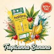 1g Tropicanna Banana Live Resin Sauce / Ceramic Cartridge / Halara