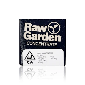 RAW GARDEN - Concentrate - Tropicana Cherry - Live Badder - 1G