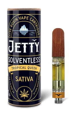 Jetty - Tropical Queen Live Rosin Solventless 1G 510 Cartridge Main Image