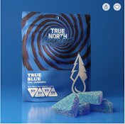 True North-Gummies- True Blue Razz-Hybrid-200mg THC