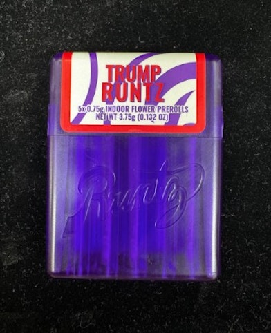 Runtz - Trump Runtz -Indica Dominant Hybrid- 25.25% THC 5pk (Pre-Roll), 3.75g | Runtz        -x3