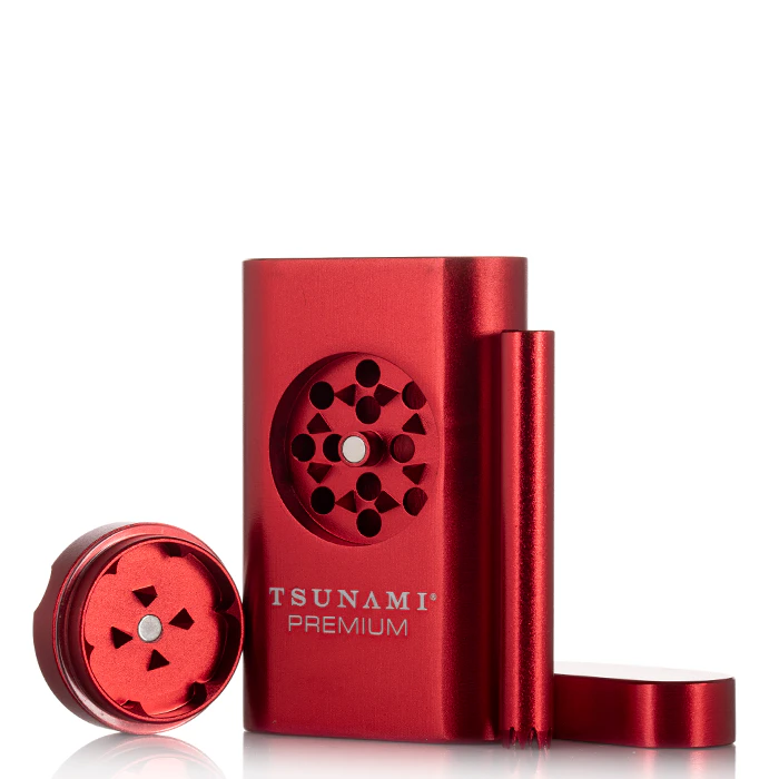 devil's lettuce accessories & more - Tsunami - Grinder Dugout - RED Main Image