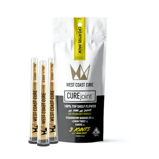 West Coast Cure - Creative Pack (S) | Top Shelf CUREjoint Variety Pack 3 x 1G Main Image