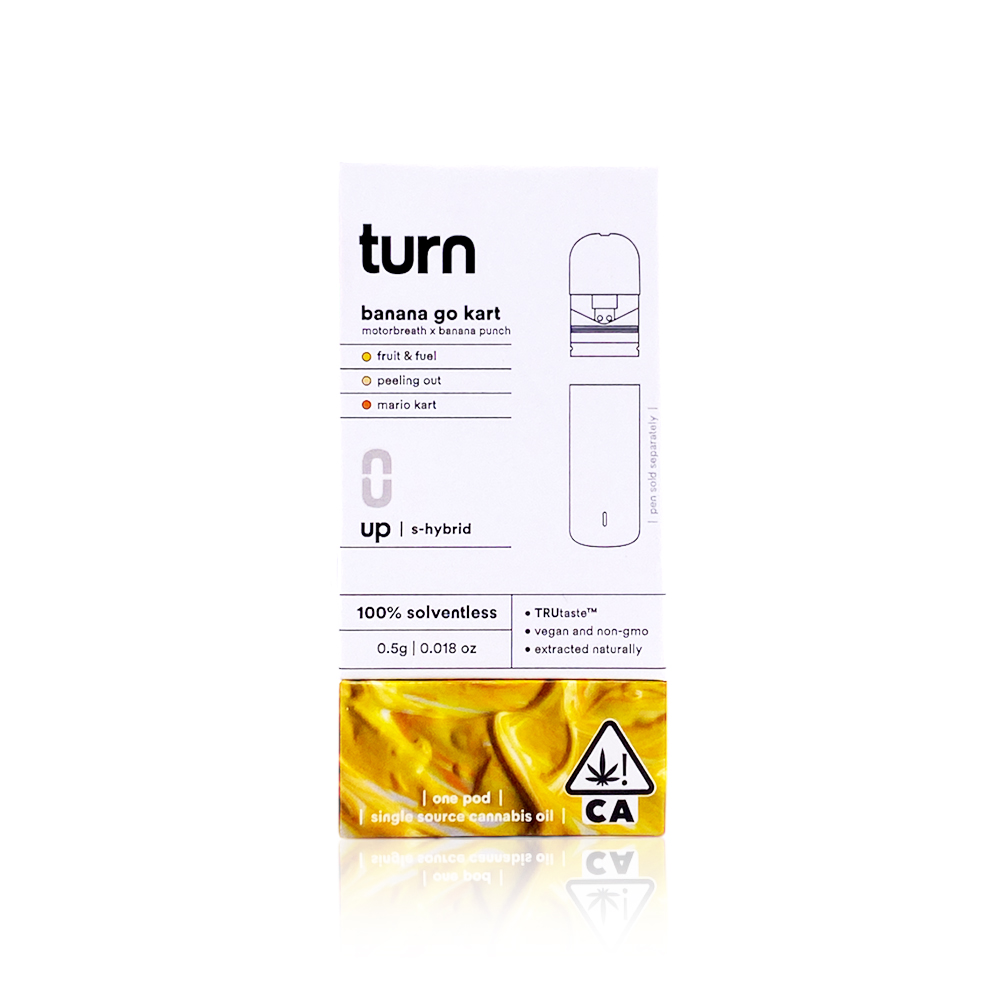 TURN - Cartridge - Banana Go Kart - Solventless - Pod