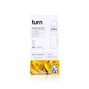 turn - TURN - Cartridge - Banana Go Kart - Solventless - Pod - .5G