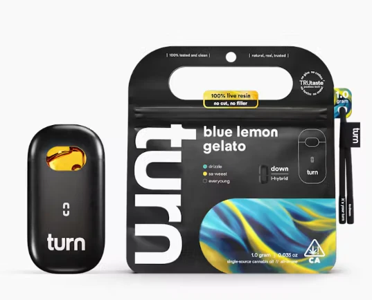 turn - Blue Lemon Gelato Live Resin AIO 1G Main Image
