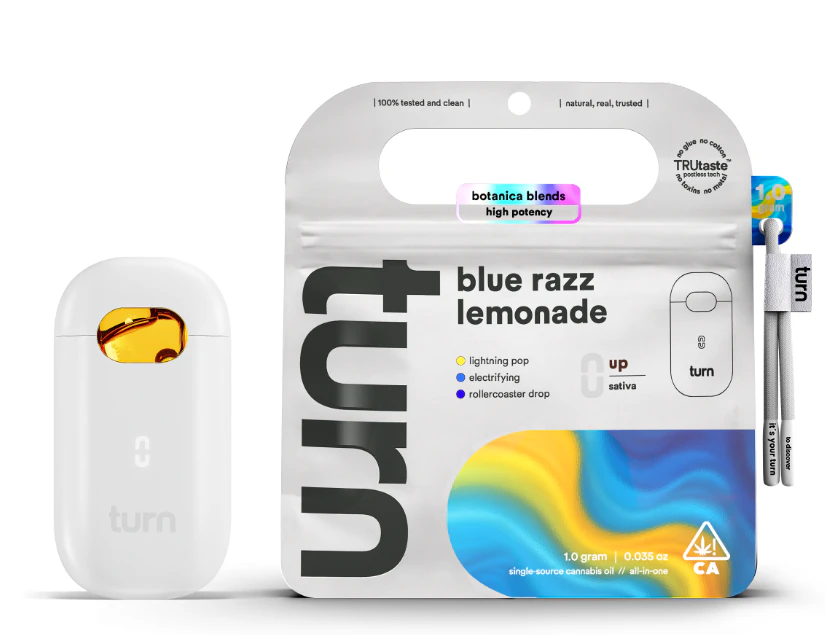 turn - Blue Razz Lemonade AIO 1G Main Image