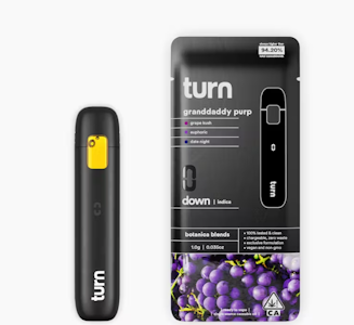 Turn - Turn 1G Granddaddy Purple Botanica Blends Disposable