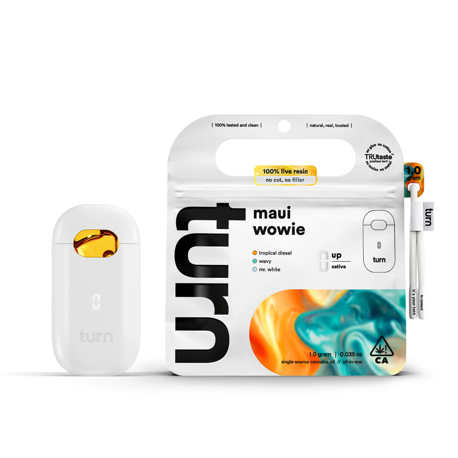 turn - Turn - 1g Live Resin AIO - Maui Wowie Main Image