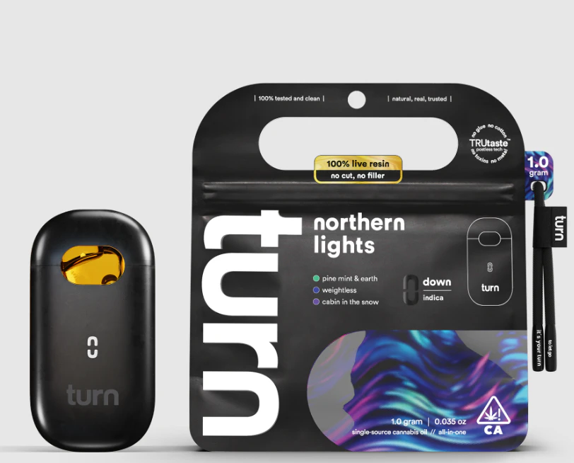turn - Northern Lights Live Resin AIO 1G Main Image