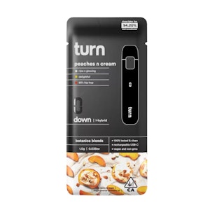 TURN - PEACHES & CREAM DISPOSABLE 1G - TURN