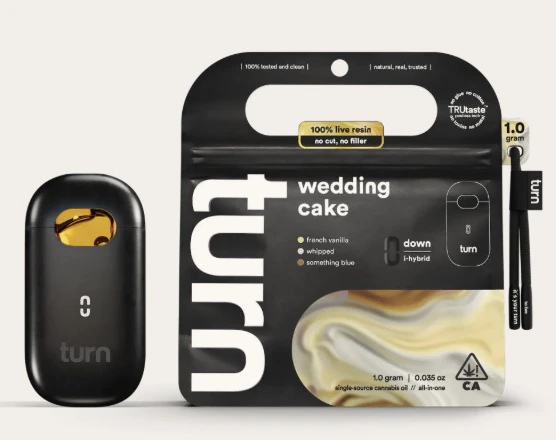 turn - Wedding Cake Live Resin AIO 1G Main Image