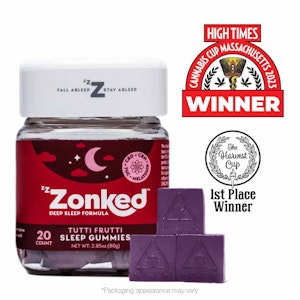 ZZZONKED - 1:1:1 Tutti Frutti Gummies - 100mg - NOV